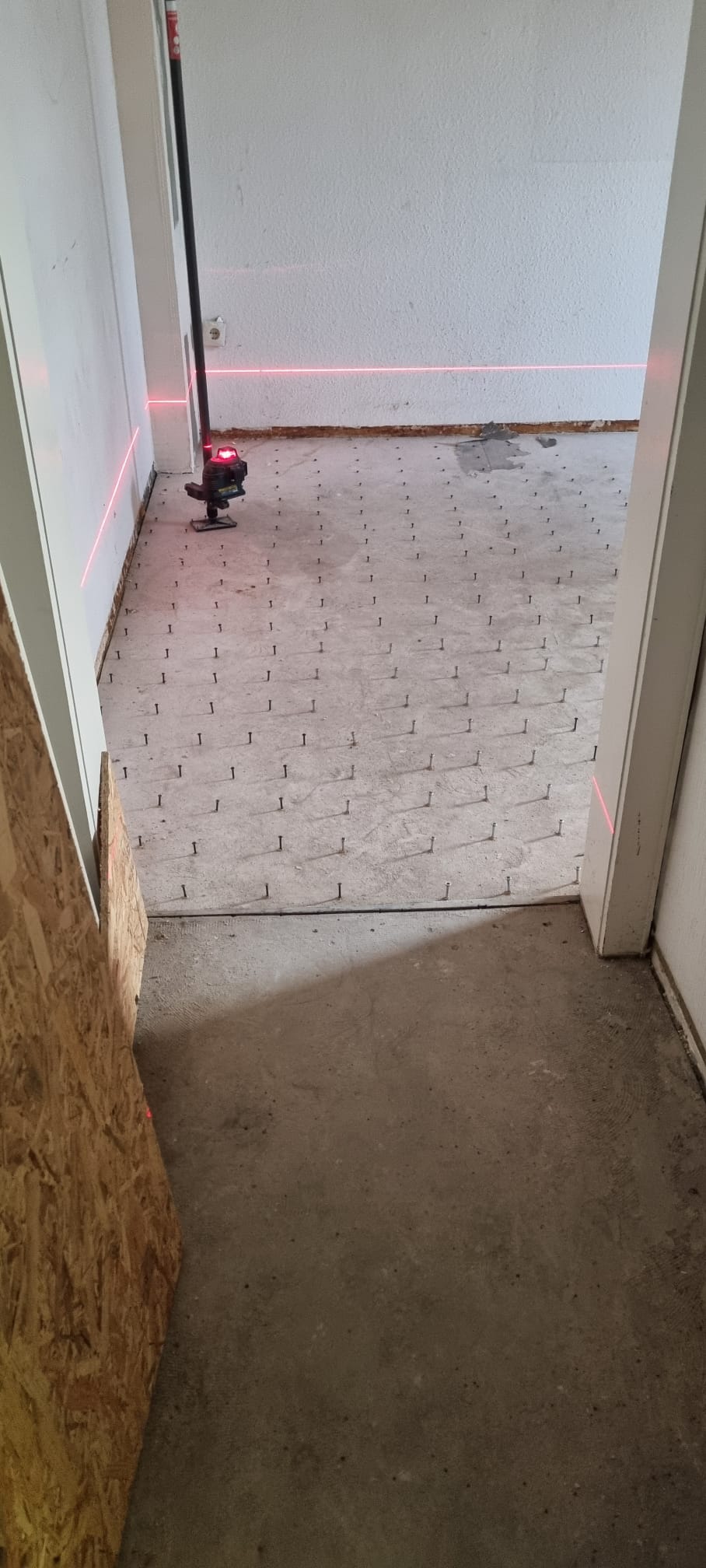 Trockenbau Vorbereitung